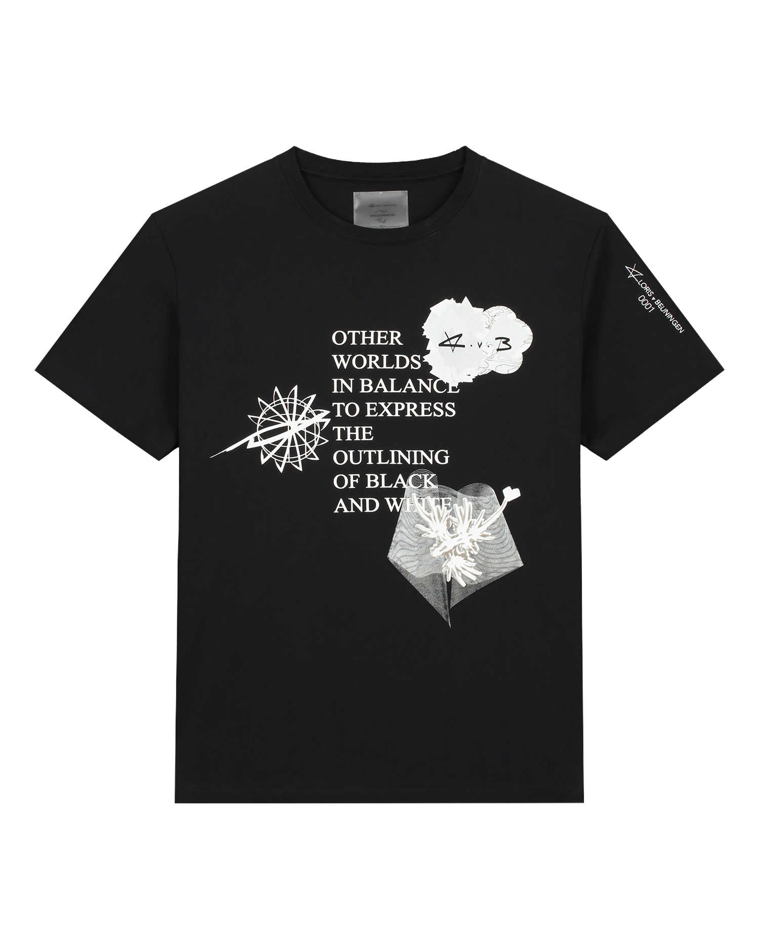 TEE - COMBINE WORLDS · NOIR BLANC 0.9