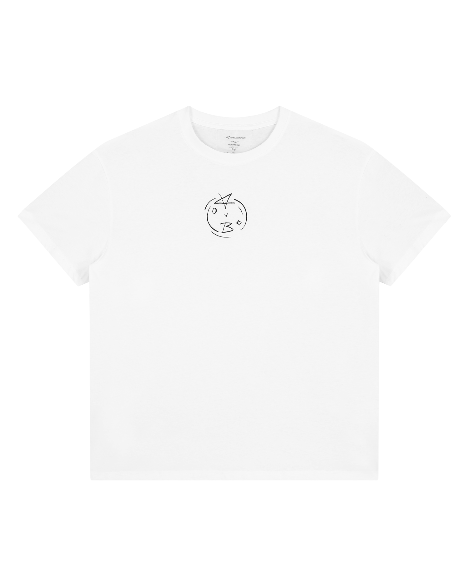 TEE - BLOSSOMING OF EXISTENCE, White Edition · NOIR BLANC 0.9