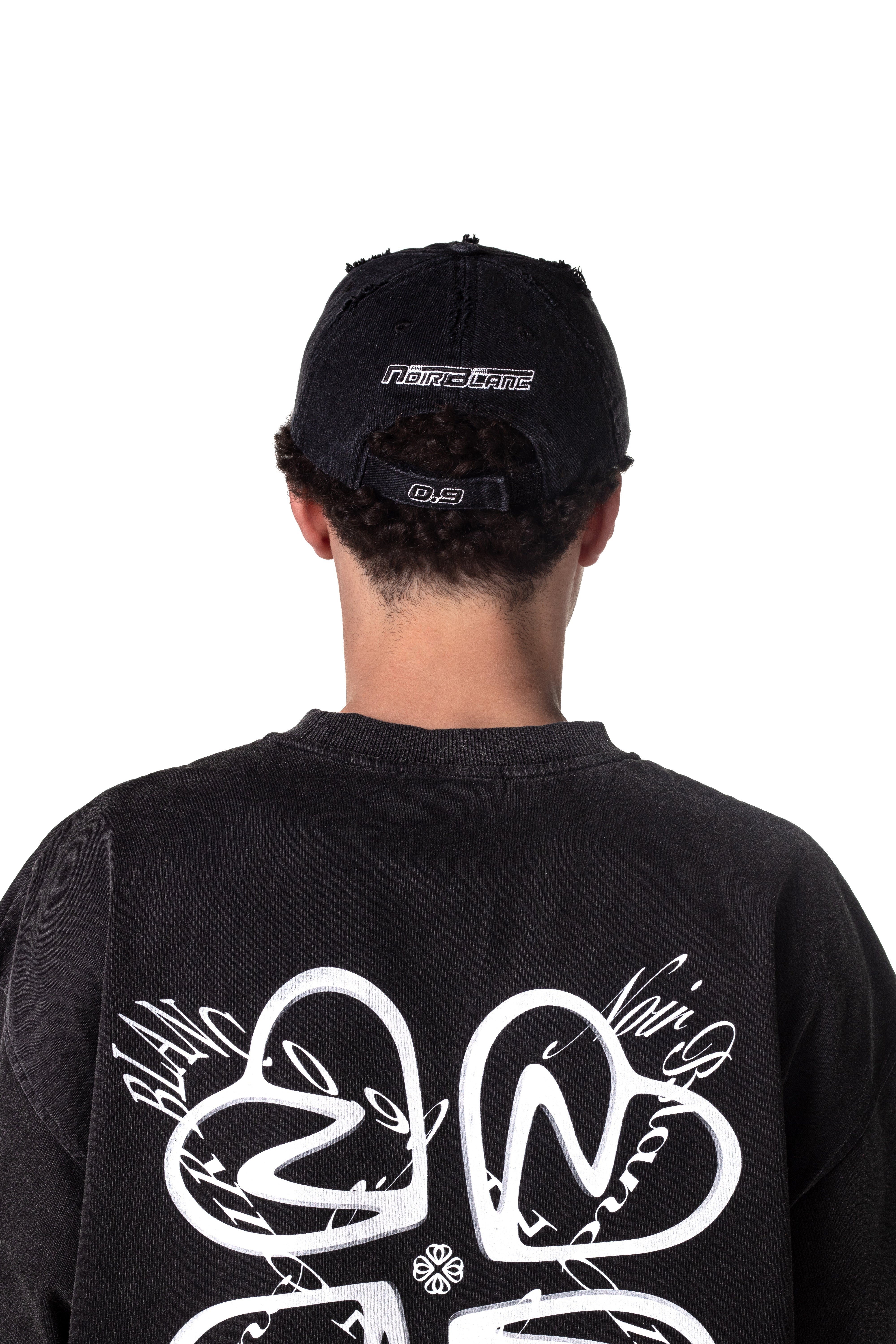 RACE CAP · L'AMOUR NOIR · NOIR BLANC 0.9