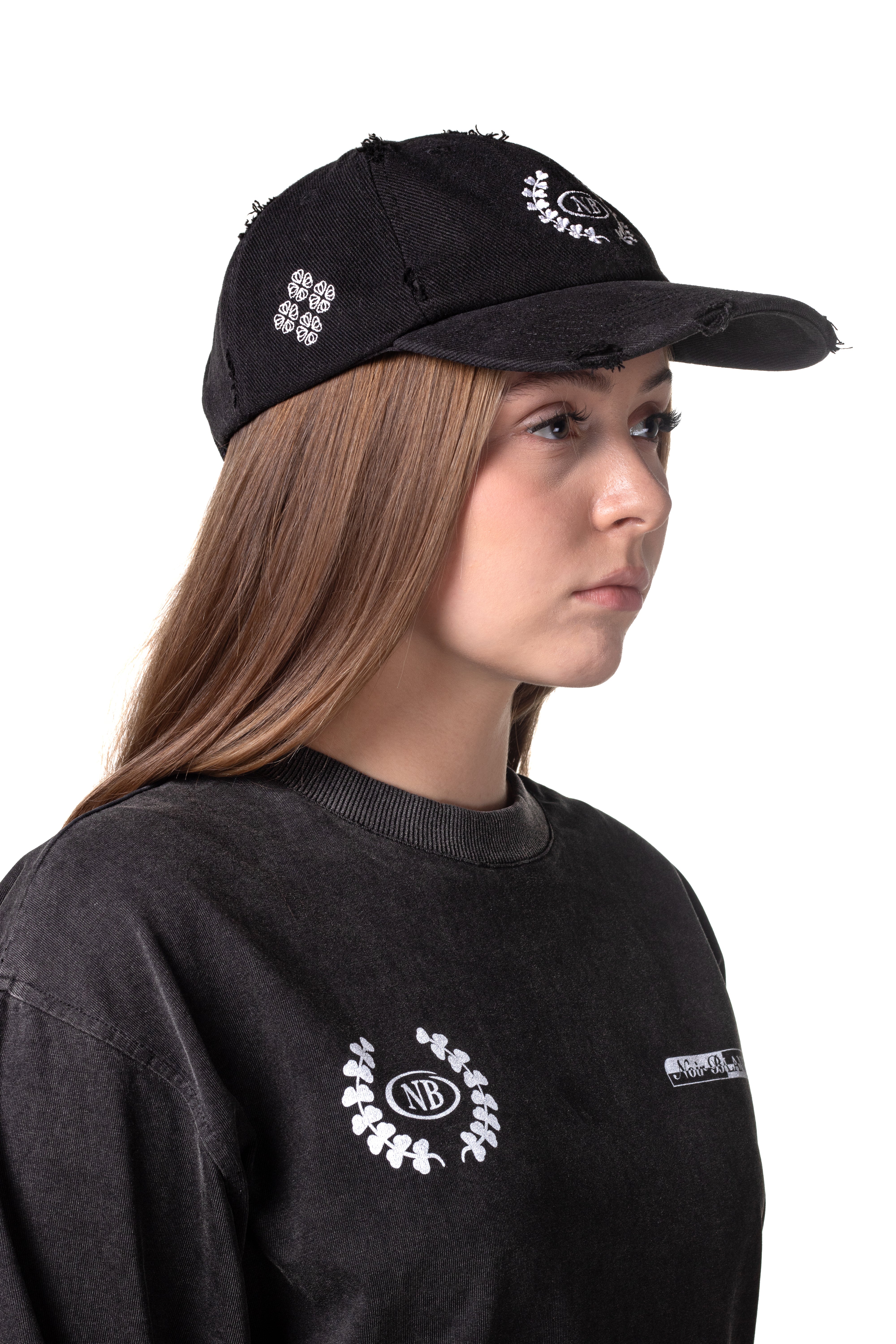 RACE CAP · L'AMOUR NOIR · NOIR BLANC 0.9
