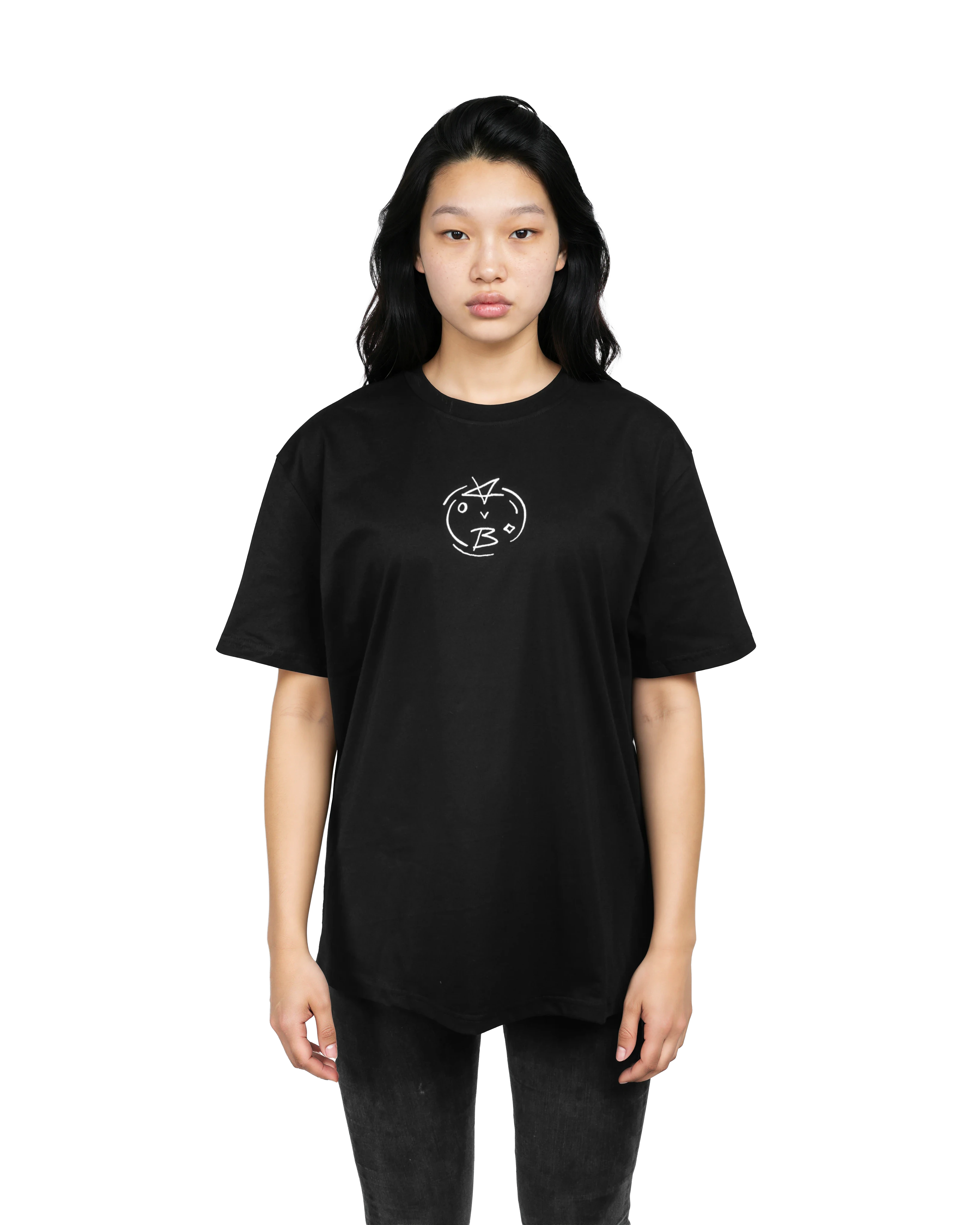 TEE - BLOSSOMING OF EXISTENCE, Black Edition · NOIR BLANC 0.9