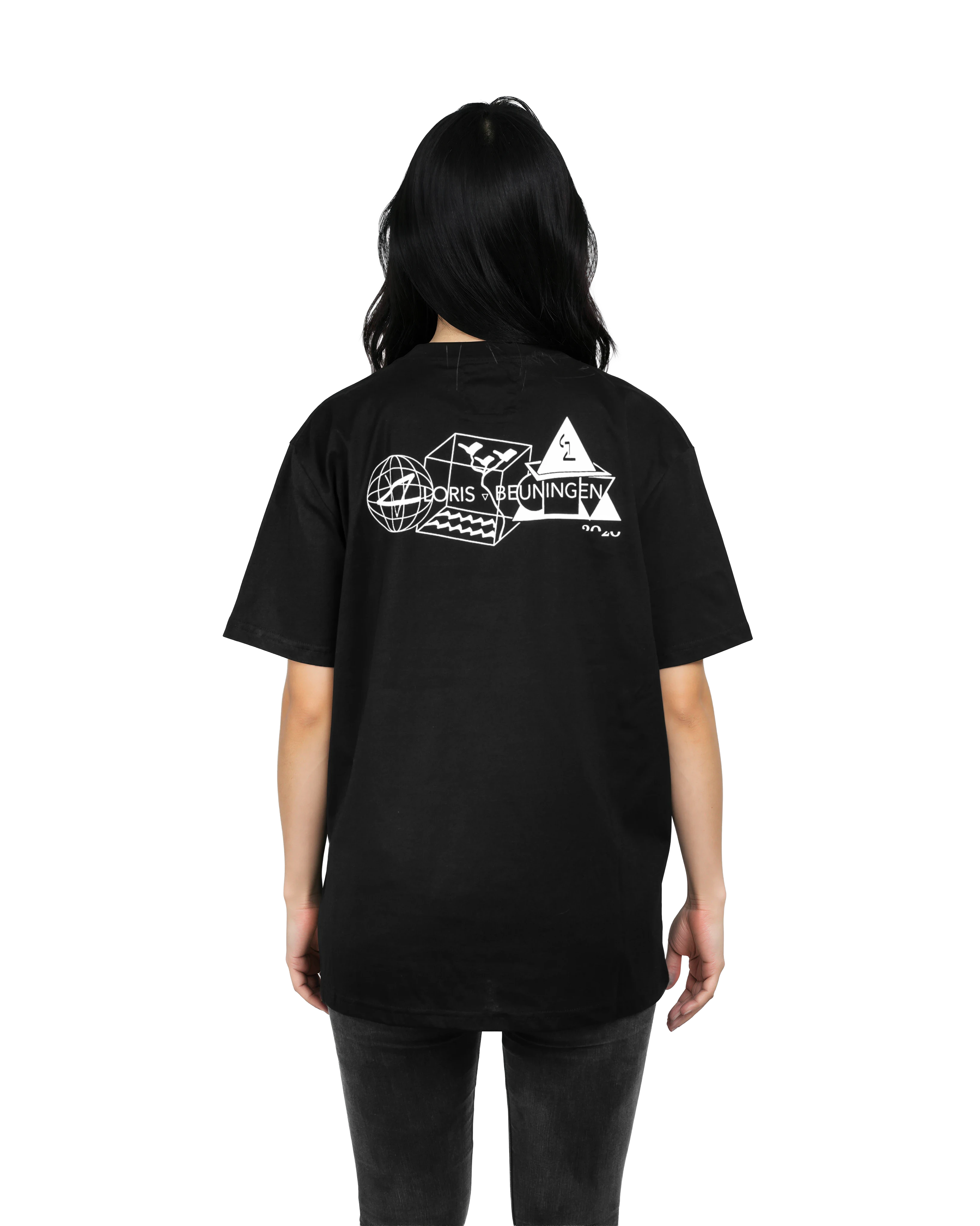 TEE - BLOSSOMING OF EXISTENCE, Black Edition · NOIR BLANC 0.9