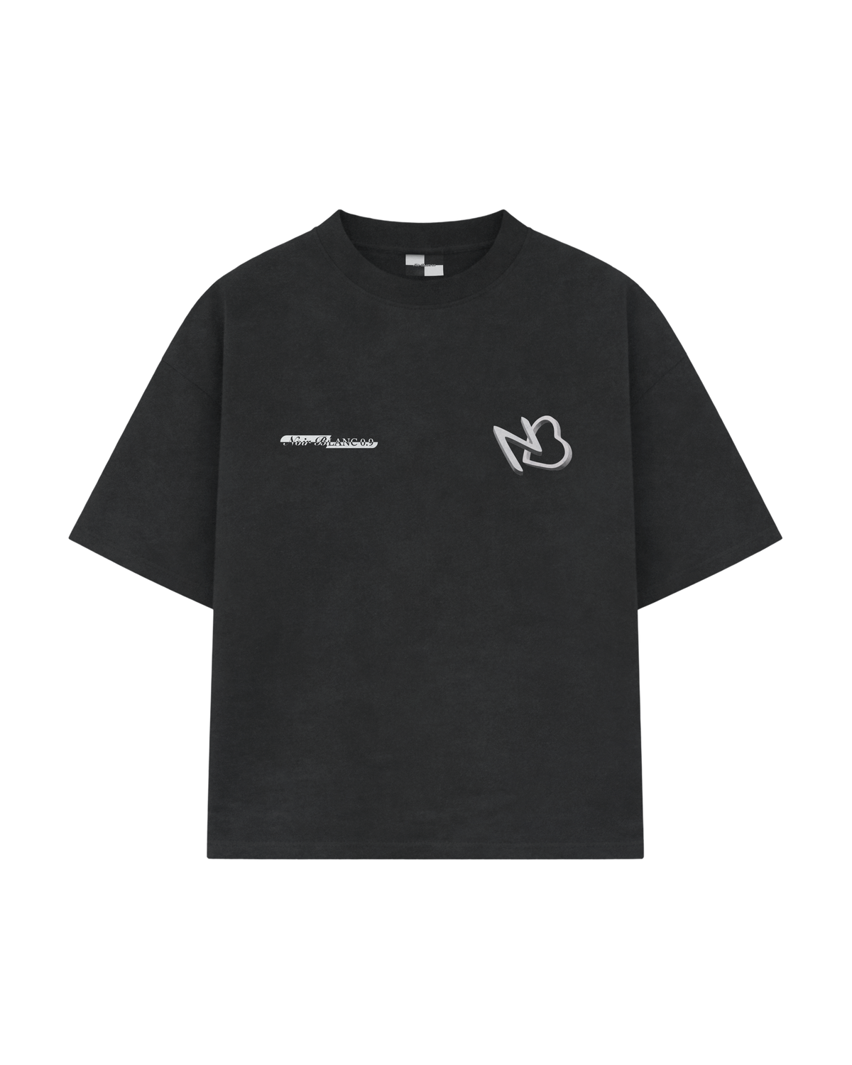 RACE TEE · L'AMOUR NOIR · NOIR BLANC 0.9