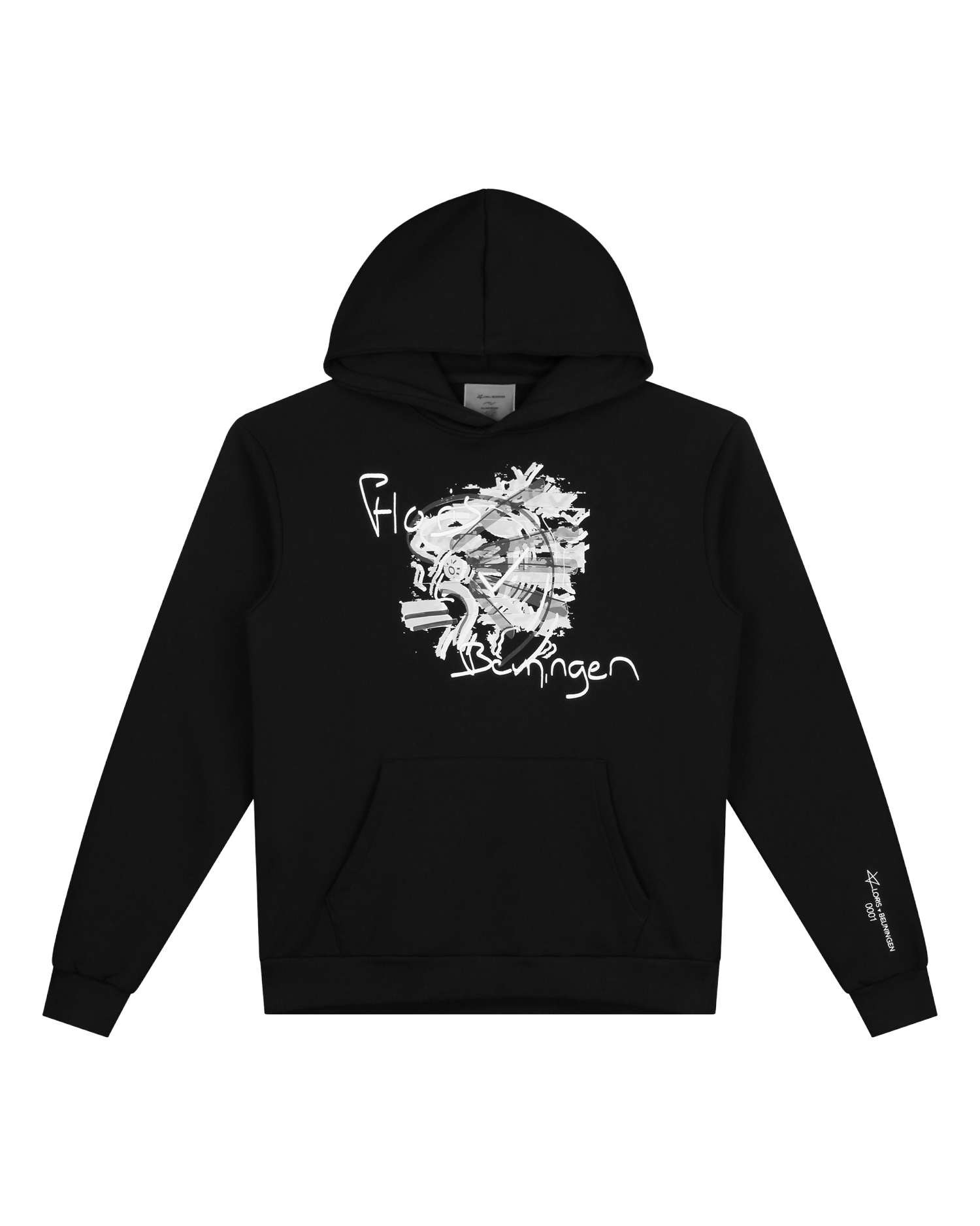 HOODIE - NO MASK · NOIR BLANC 0.9
