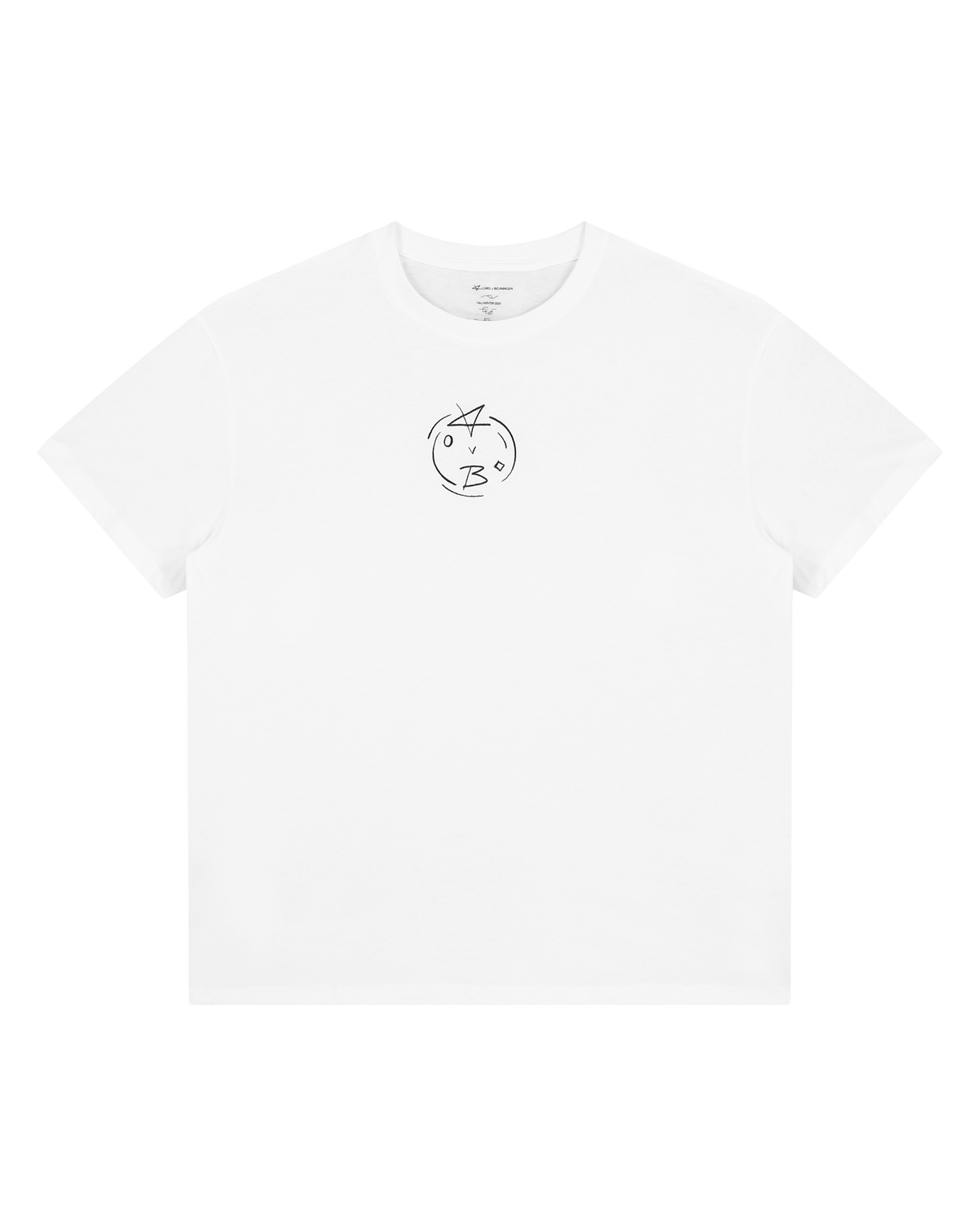 TEE - BLOSSOMING OF EXISTENCE, White Edition · NOIR BLANC 0.9